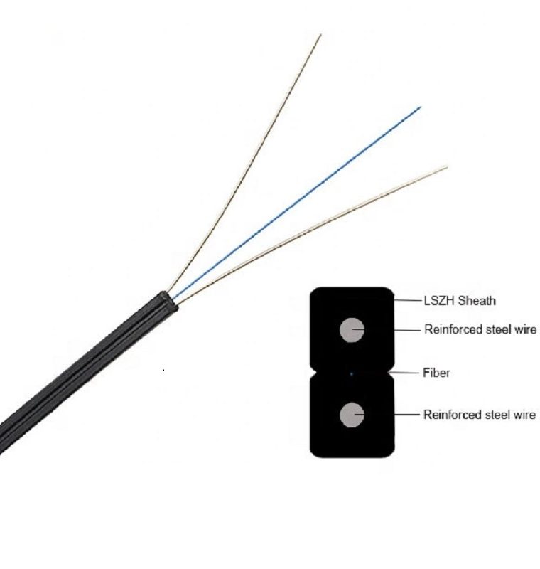 2 core sinhle mode drop cable