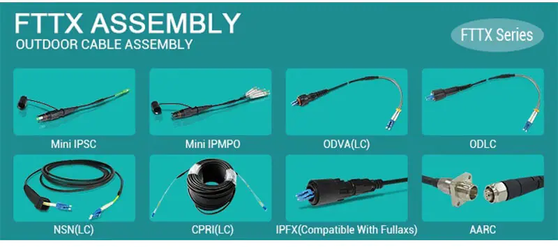 3k93c 04 Compatible Lemo camera to fiber connectors and cable lemo fuw puw HDTV 3K 93C