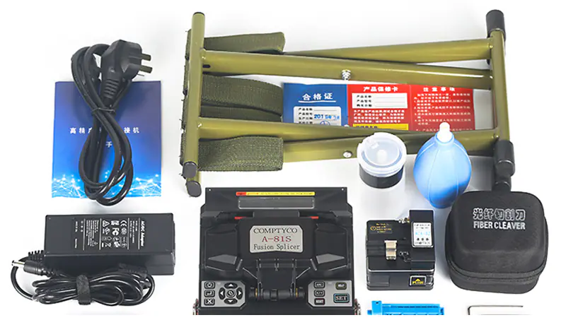 A 81S Full Automatic Fusion Splicer Intelligent Multi function Fiber Optic Fusion Splicing Machine A-81S