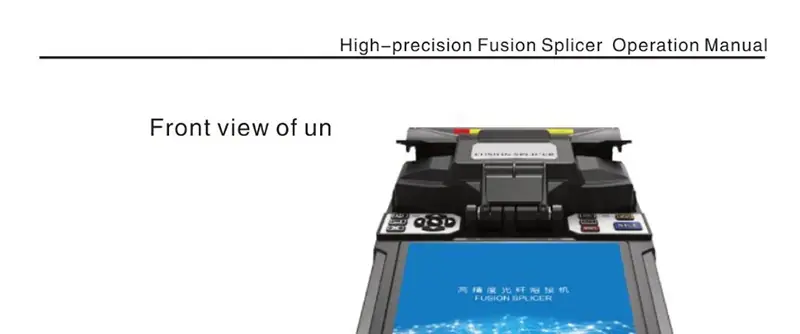 A 81S Full Automatic Fusion Splicer Intelligent Multi function Fiber Optic Fusion Splicing Machine A-81S