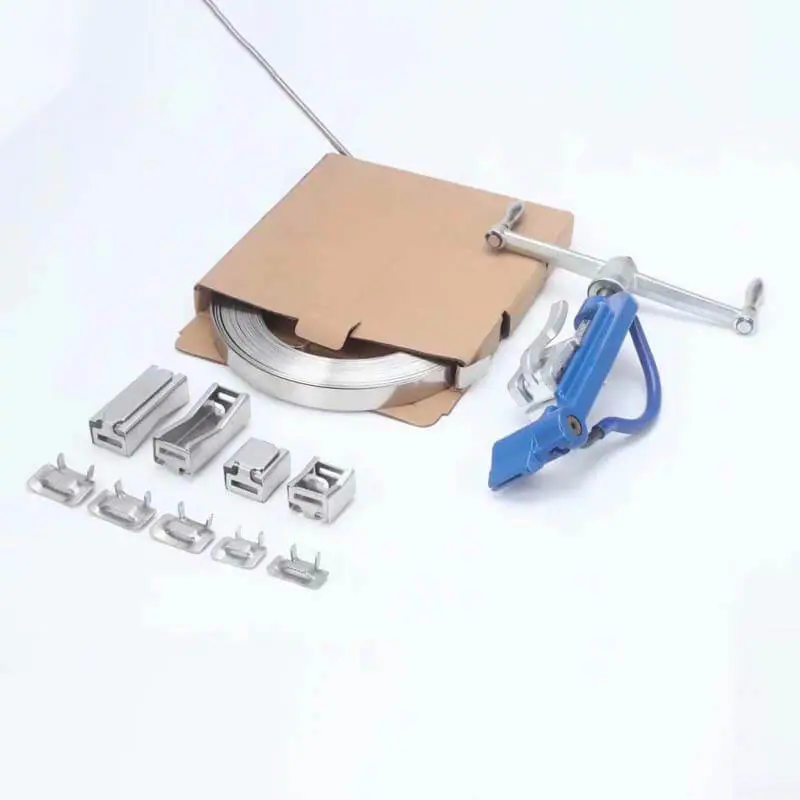 Fiber optic stainless steel strapping banding buckles cable clamp 3 Fiber optic stainless steel strapping banding buckles cable clamp Fiber optic stainless steel strapping banding buckles cable clamp - Image 3