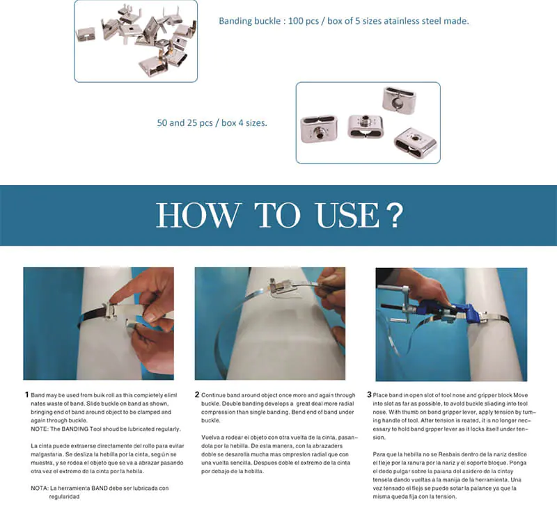 fixing materials 03 Hand Guided Tool Stainless Steel Cable Strap Tensioning Tool cable tie Bending clamps tools