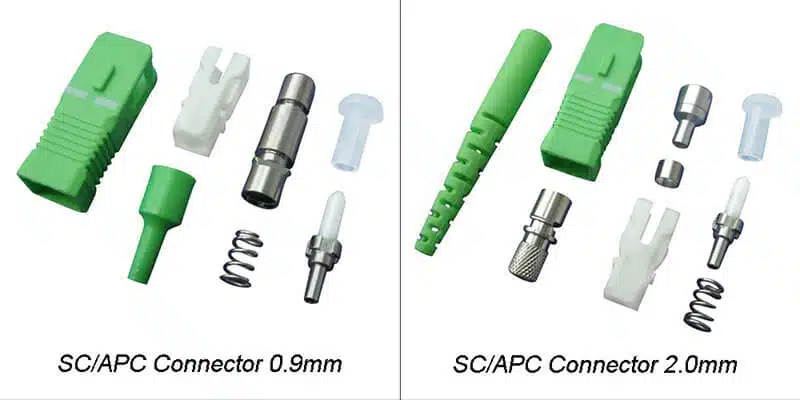 FC 05 FTTH SC/APC UPC SX SM Fiber Optic Connector with 0.9/2.0/3.0mm Boot