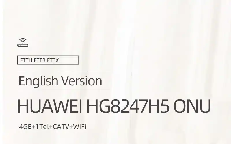 HG8247H5 01 HG8247H5 GPON ONU ONT with 4GE+1Tel+CATV+WiFi