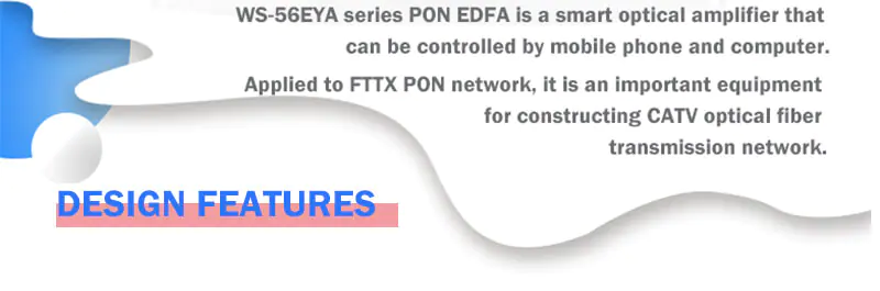 Joint Catv Fiber Optical Amplifier WDM EDFA 32 Port Amplifier