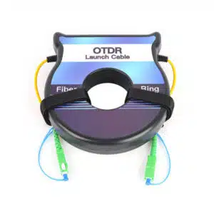 OTDR Launch Fiber Cable Box Dummy Load Fiber Optic Ring-roll Type SM, 1000M Fiber Test Extension Line SC/APC OTDR Launch Cable