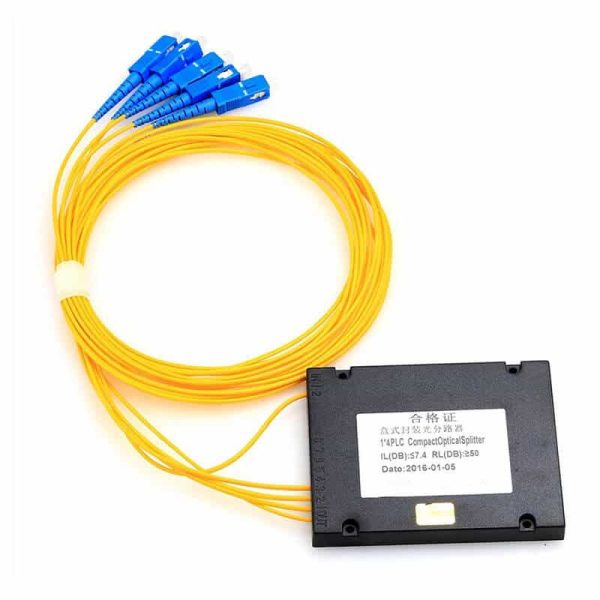 1x2 1x4 1x8 1x16 fiber optic plc splitter steel tube cable 2 way 4way 8 way 16 way optical PLC splitter
