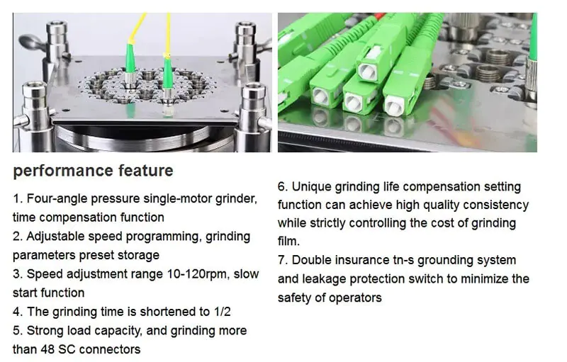 Polishing Machine 03 Fiber Optic Polishing Machine -SC/UPC LC/APC fiber optic patch cord pigtail
