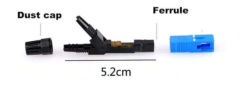 UPC 3 SC UPC APC FTTH SM MM Fiber Optic Quick Fast Connector
