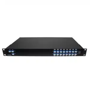 4 8 16 18 channel WDM CWDM DWDM Mux Demux Module, 1U Rack Mount CWDM Multiplexer FWDM Splitter Device
