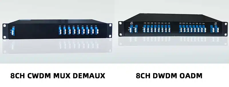 WDM 03 4 8 16 18 channel WDM CWDM DWDM Mux Demux Module, 1U Rack Mount CWDM Multiplexer FWDM Splitter Device