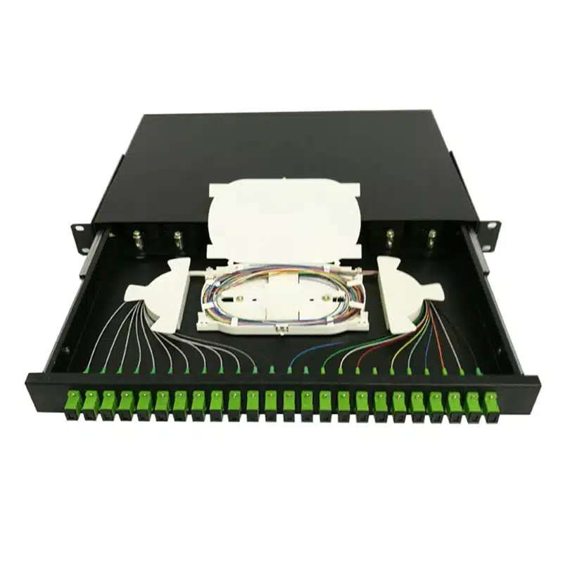 FTTH 12-24 core SC/FC/ST/LC rack mount Splicing fiber Optic patch panel/Termination Box/ODF 2 FTTH 12-24 core SC/FC/ST/LC rack mount Splicing fiber Optic patch panel/Termination Box/ODF FTTH 12-24 core SC/FC/ST/LC rack mount Splicing fiber Optic patch panel/Termination Box/ODF - Image 2
