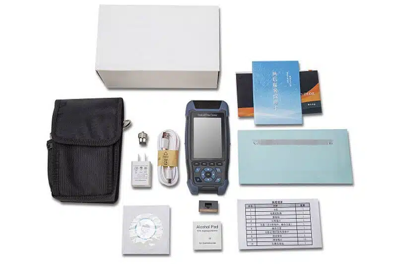 otdr 01 1 FTTH SM MM Test Machine Mini Handheld smart otdr with high quality