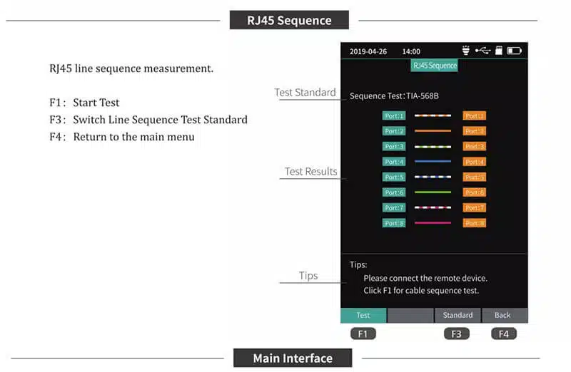 otdr 08 FTTH SM MM Test Machine Mini Handheld smart otdr with high quality
