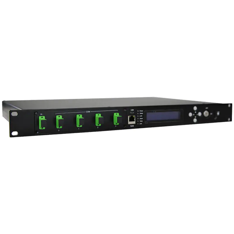 EDFA with WDM 19inch 2U rack mount 4 ports 19dBm ,WEB borwser management LCD front panel display 2 EDFA with WDM 19inch 2U rack mount 4 ports 19dBm ,WEB borwser management LCD front panel display EDFA with WDM 19inch 2U rack mount 4 ports 19dBm ,WEB borwser management LCD front panel display - Image 2