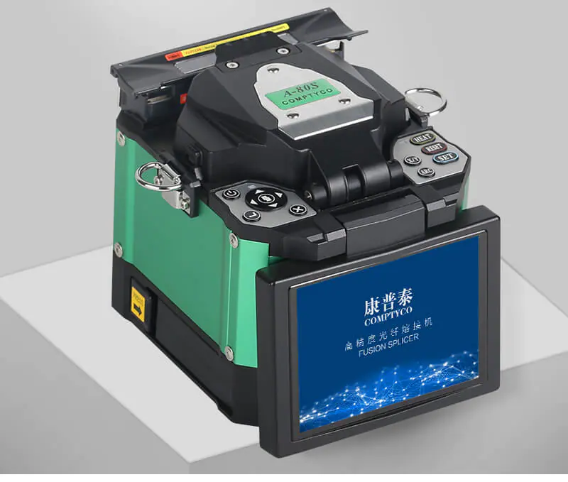 A 80S 02 5.0 inch Automatic Optical Fusion Splicer Fiber Welding Fusion Splicing Machine A-80S
