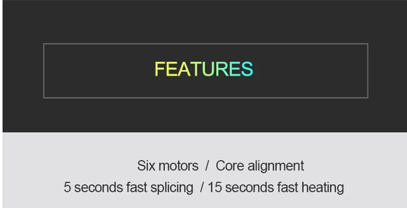 AI 9 01 6 motor core to core arc AI-7 AI-8 AI-9 Fiber Optic fusion splicer splicing machine