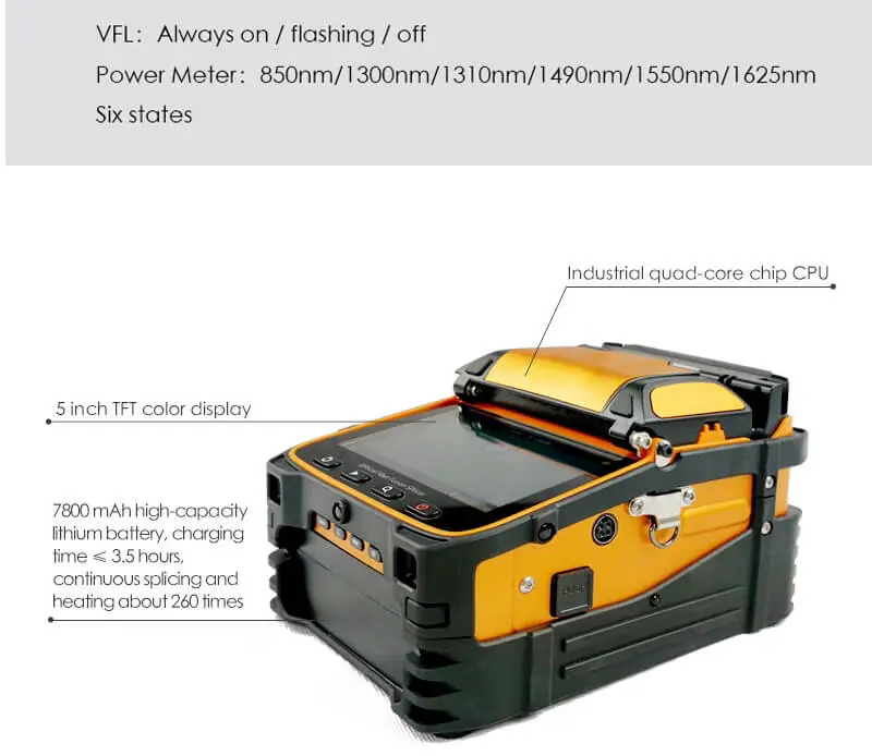 AI 9 04 6 motor core to core arc AI-7 AI-8 AI-9 Fiber Optic fusion splicer splicing machine