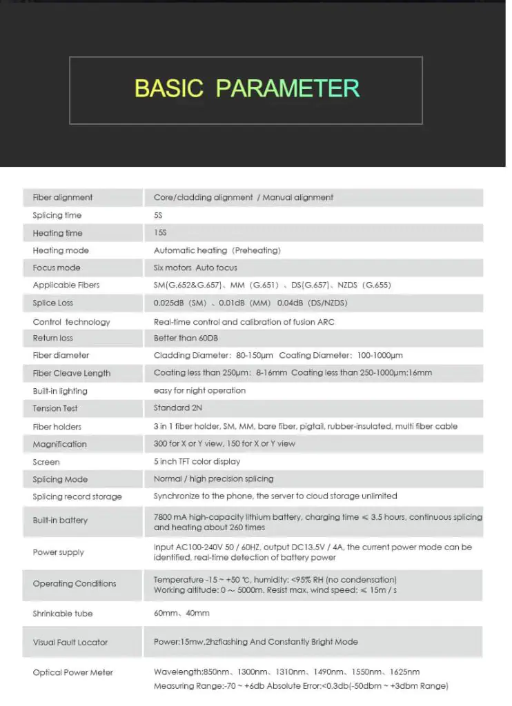 AI 9 10 6 motor core to core arc AI-7 AI-8 AI-9 Fiber Optic fusion splicer splicing machine