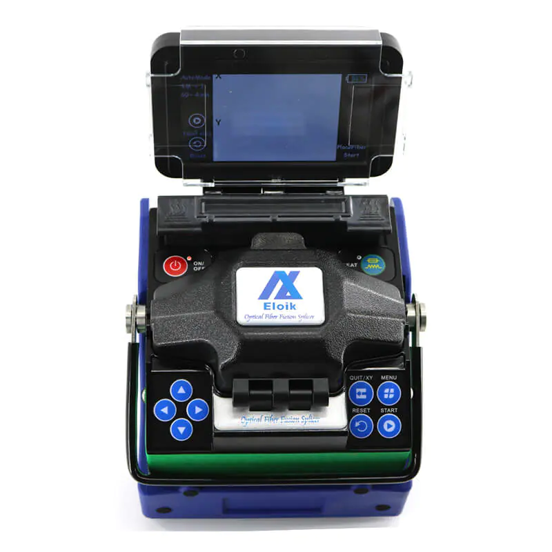 Eloik ALK-88A Portable 4.3' LCD Fiber Optic Splicing Machine 7s Fast Splice Fusion Splicer 1 Eloik ALK-88A Portable 4.3' LCD Fiber Optic Splicing Machine 7s Fast Splice Fusion Splicer Eloik ALK-88A Portable 4.3' LCD Fiber Optic Splicing Machine 7s Fast Splice Fusion Splicer