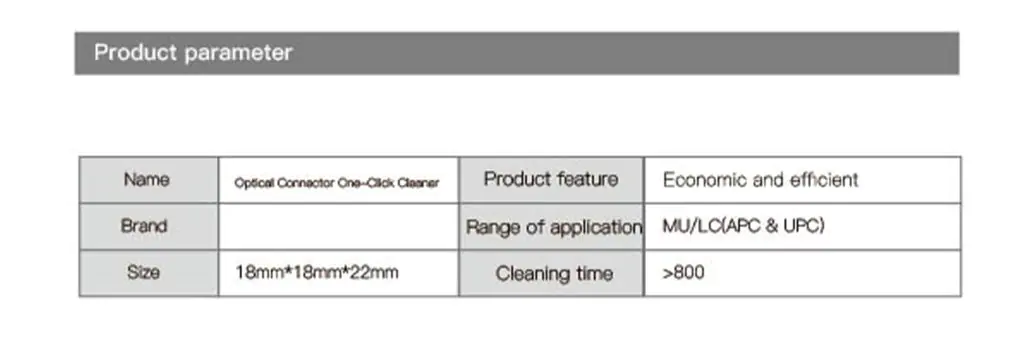 Cleaning Pen nu 1 06 FTTH 2.5mm SC/ST/FC or 1.25 LC/MU Fiber Optic Cleaning Pen