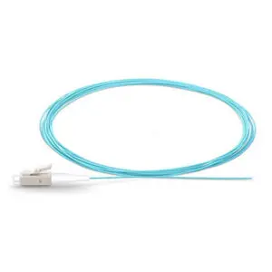 LC PC 0.9mm ,multimode,OM4 LSZH jacket 1meter Fiber optic pigtail