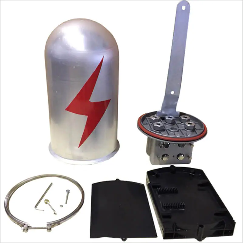 Dome Type OPGW&ADSS Fiber Optic Joint Box Aerial Metal Junction box 4 Dome Type OPGW&ADSS Fiber Optic Joint Box Aerial Metal Junction box Dome Type OPGW&ADSS Fiber Optic Joint Box Aerial Metal Junction box - Image 4