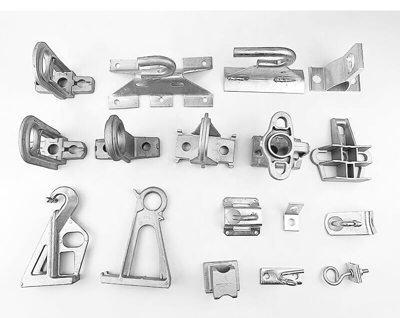 Pole Bracket 03 Telecom Drop Wire Clamp Fiber Optic Drop Cable Wier Clamp FTTH Tension Clamp For Drop Cable