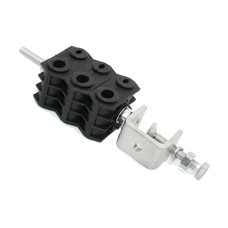 Stainless steel double hole fiber cable clamp hangers RF 1/2" feeder clamp 3 Stainless steel double hole fiber cable clamp hangers RF 1/2" feeder clamp Stainless steel double hole fiber cable clamp hangers RF 1/2" feeder clamp - Image 3