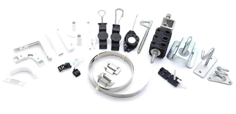 RF 1 2 04 FTTH POLE BRACKET Universal hoop brackets othercalled anchor bracket and suspend ADSS