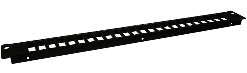 RJ45 PC 01 Fiber optic patchpanel faceplate