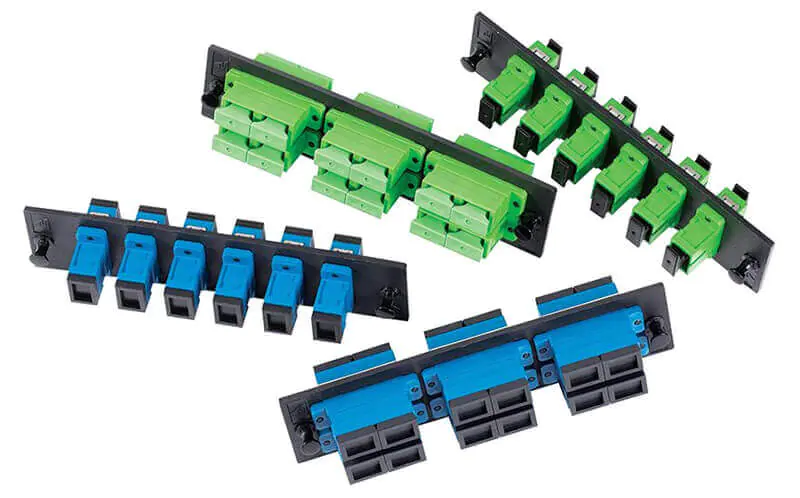 RJ45 PC 05 1 Fiber optic patchpanel faceplate