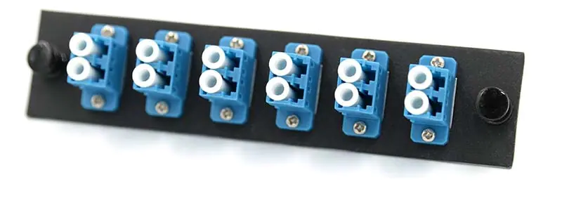 RJ45 PC 07 Fiber optic patchpanel faceplate