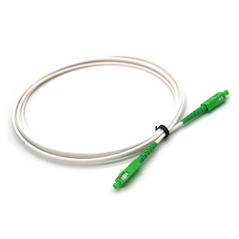 FTTH SC APC SM SX White Color Fiber Jumper Fiber Optic Patch Cord 3 FTTH SC APC SM SX White Color Fiber Jumper Fiber Optic Patch Cord FTTH SC APC SM SX White Color Fiber Jumper Fiber Optic Patch Cord - Image 3