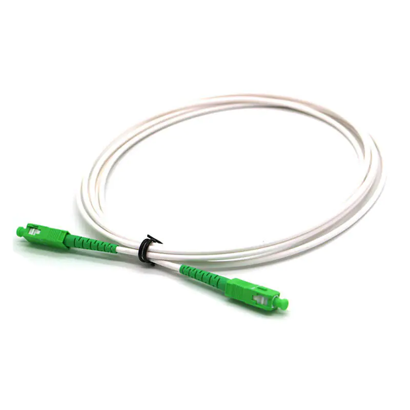 FTTH SC APC SM SX White Color Fiber Jumper Fiber Optic Patch Cord 2 FTTH SC APC SM SX White Color Fiber Jumper Fiber Optic Patch Cord FTTH SC APC SM SX White Color Fiber Jumper Fiber Optic Patch Cord - Image 2