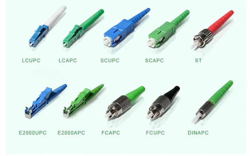 SC APC SM 01 FTTH SC APC SM SX White Color Fiber Jumper Fiber Optic Patch Cord