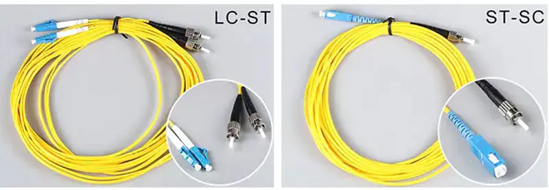 SC APC SM 03 FTTH SC APC SM SX White Color Fiber Jumper Fiber Optic Patch Cord