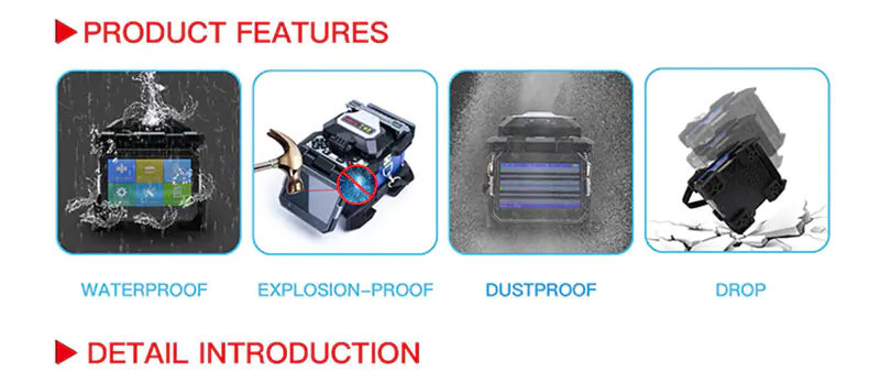t45 03 FTTH 7s splicing time orientek T45 optc fiber fusion splicer
