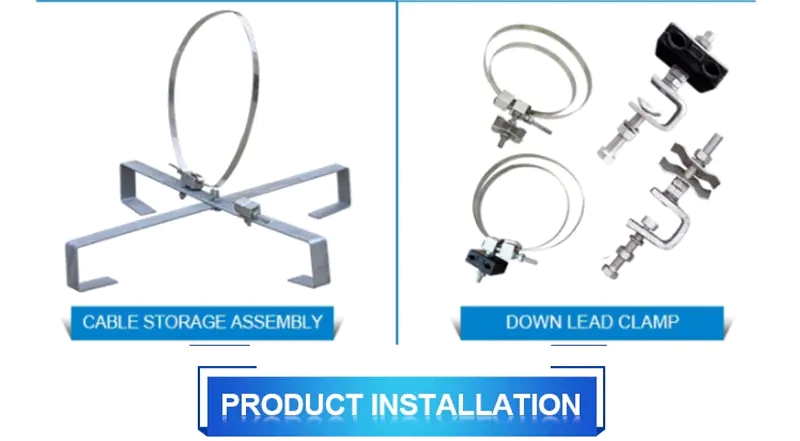 Down lead clamp 08 High Quality Suspension Clamp Spiral Available 4D-20 27mm Dia.4D Vibration Damper with Good Controlling Swing