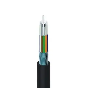 12 24 48 Core Outdoor GYTA53 steel Armored optical cable underground directly burial fiber cable singlemode optical cable