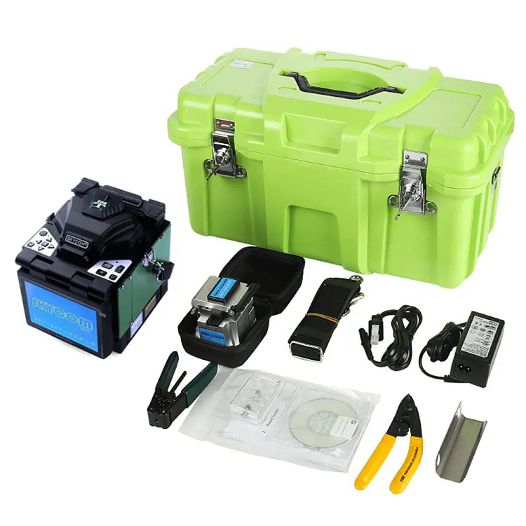 Digital fiber optical fusion splicer SKYCOM Core alignment full featured auto splicing 3-IN-ONE fiber clamp high accuracy fiber 6 Digital fiber optical fusion splicer SKYCOM Core alignment full featured auto splicing 3-IN-ONE fiber clamp high accuracy fiber Digital fiber optical fusion splicer SKYCOM Core alignment full featured auto splicing 3-IN-ONE fiber clamp high accuracy fiber - Image 6