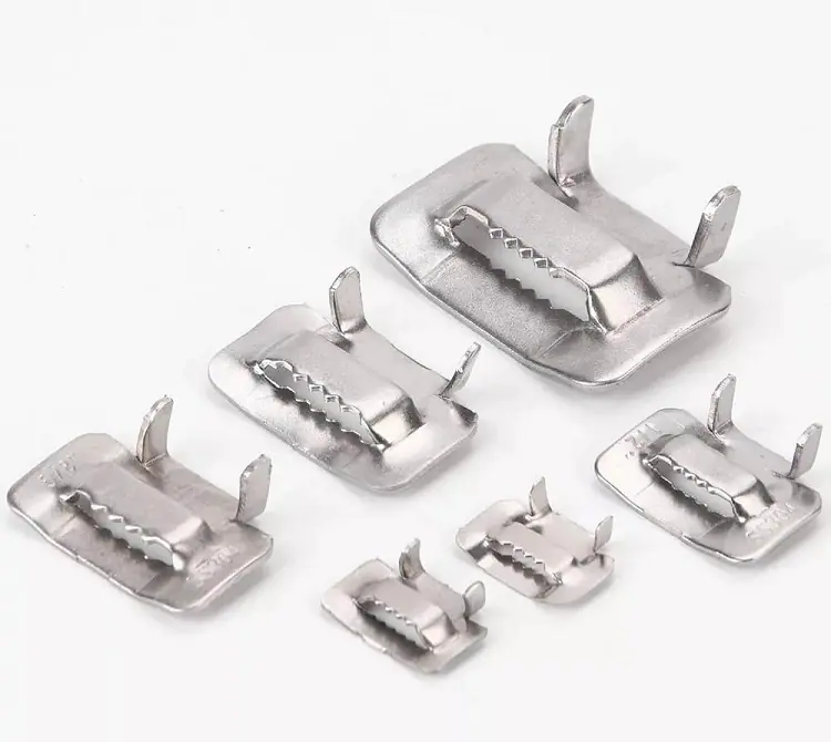 Heavy Duty 1/2" 3/4" 201 304 Stainless steel Teeth Buckle Ear Lokt Buckles Pipe Clamp Wing Seal 7 Heavy Duty 1/2" 3/4" 201 304 Stainless steel Teeth Buckle Ear Lokt Buckles Pipe Clamp Wing Seal 详情 01 5 Heavy Duty 1/2" 3/4" 201 304 Stainless steel Teeth Buckle Ear Lokt Buckles Pipe Clamp Wing Seal