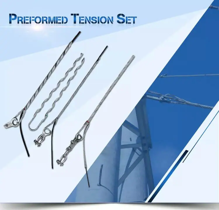 Factory Adss OPGW Fittings Accessories Preformed tension clamp Guy Grip Dead-end Tension Clamp with cheap price 8 Factory Adss OPGW Fittings Accessories Preformed tension clamp Guy Grip Dead-end Tension Clamp with cheap price 详情 02 8 Factory Adss OPGW Fittings Accessories Preformed tension clamp Guy Grip Dead-end Tension Clamp with cheap price