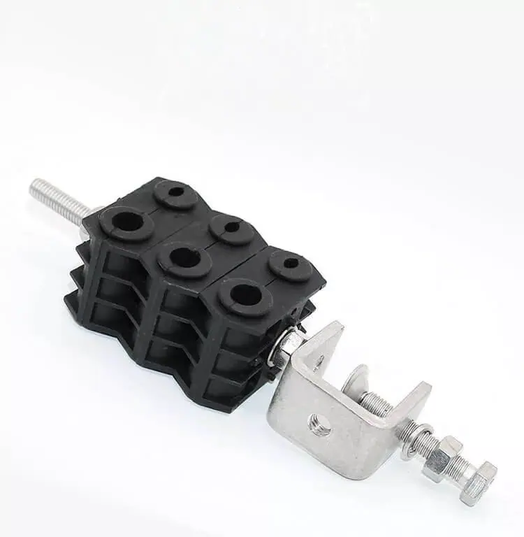 Stainless steel double hole fiber cable clamp hangers RF 1/2" feeder clamp 13 Stainless steel double hole fiber cable clamp hangers RF 1/2" feeder clamp 详情 07 Stainless steel double hole fiber cable clamp hangers RF 1/2" feeder clamp