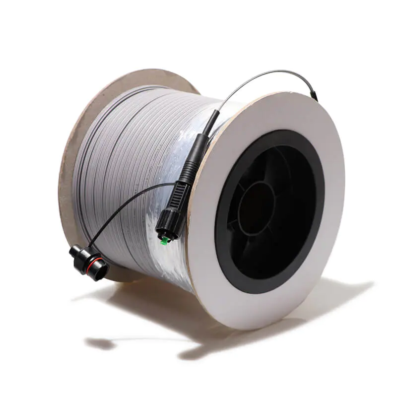 Detail Mini Scapc 3 Fiber optic Mini SC/APC-SC/APC 3.0mm FTTA patch cord