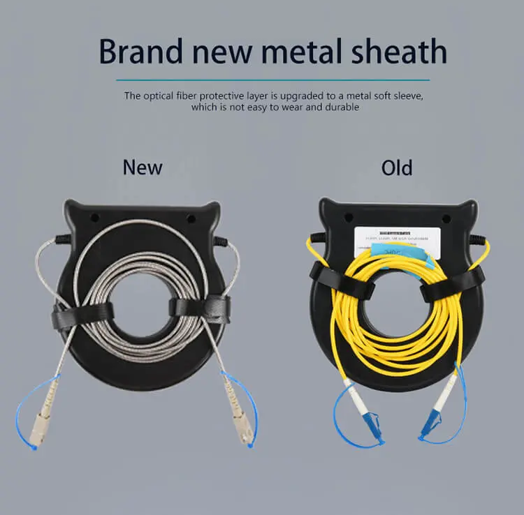 otdr 2 OTDR fiber optic extension line test disk fiber circular fiber jumper box single multimode 500M1KM2KM