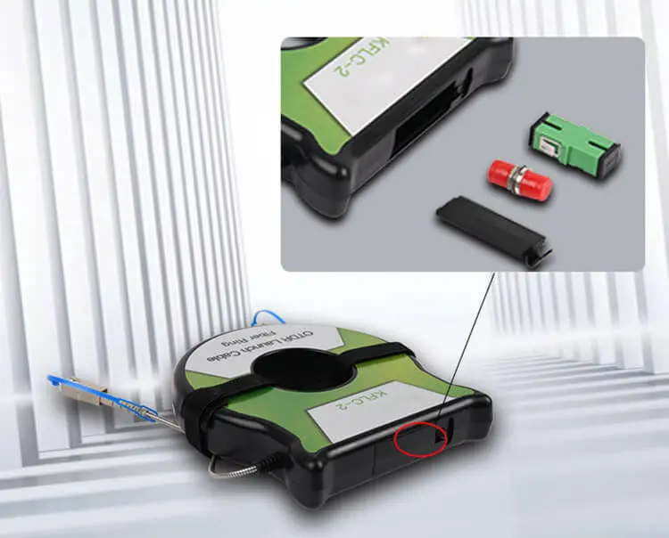 otdr 3 OTDR fiber optic extension line test disk fiber circular fiber jumper box single multimode 500M1KM2KM