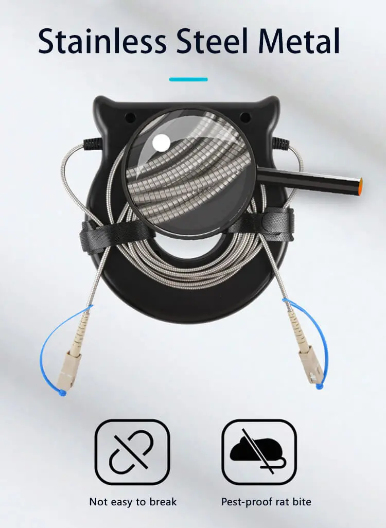 otdr 4 OTDR fiber optic extension line test disk fiber circular fiber jumper box single multimode 500M1KM2KM