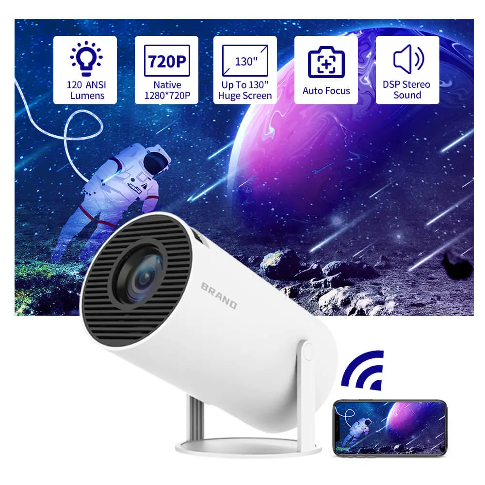 HY300 Mini Projector 2.4G 5G WiFi HD Portable Projector 180 Projection 4K Movie Home Theater Screen Mirror for Phone 7 HY300 Mini Projector 2.4G 5G WiFi HD Portable Projector 180 Projection 4K Movie Home Theater Screen Mirror for Phone HY300 projector 1 HY300 Mini Projector 2.4G 5G WiFi HD Portable Projector 180 Projection 4K Movie Home Theater Screen Mirror for Phone