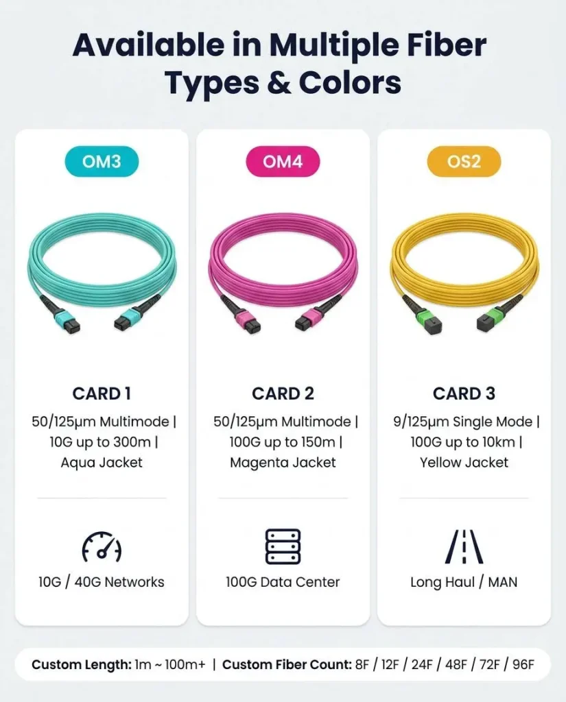 How to Choose the Right MPO Fiber Patch Cord for High-Density Data ...